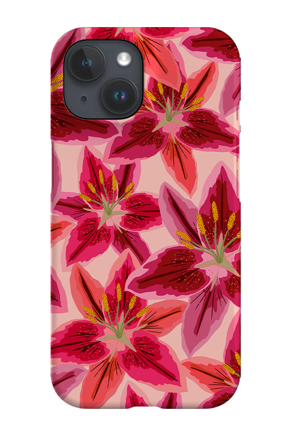 Lily Scatter Phone Case (Pink) | Harper & Blake