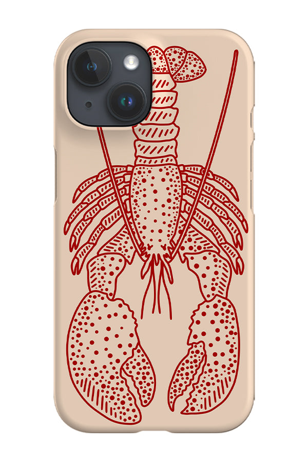 Lobster Placement Phone Case (Red White) | Harper & Blake