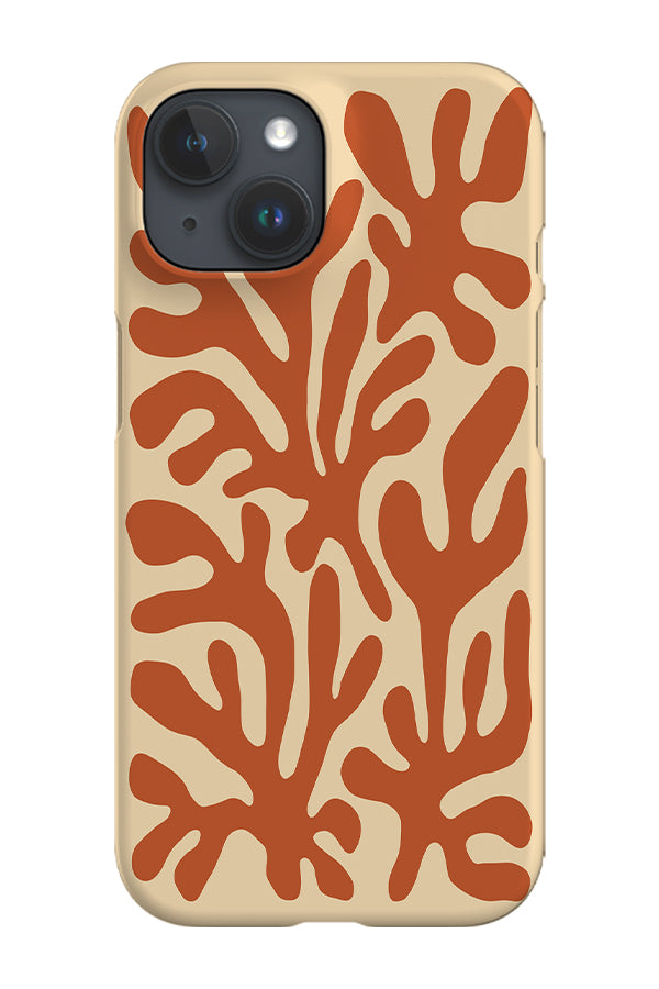 Matisse Coral Reef Phone Case (Beige Burnt Orange) | Harper & Blake