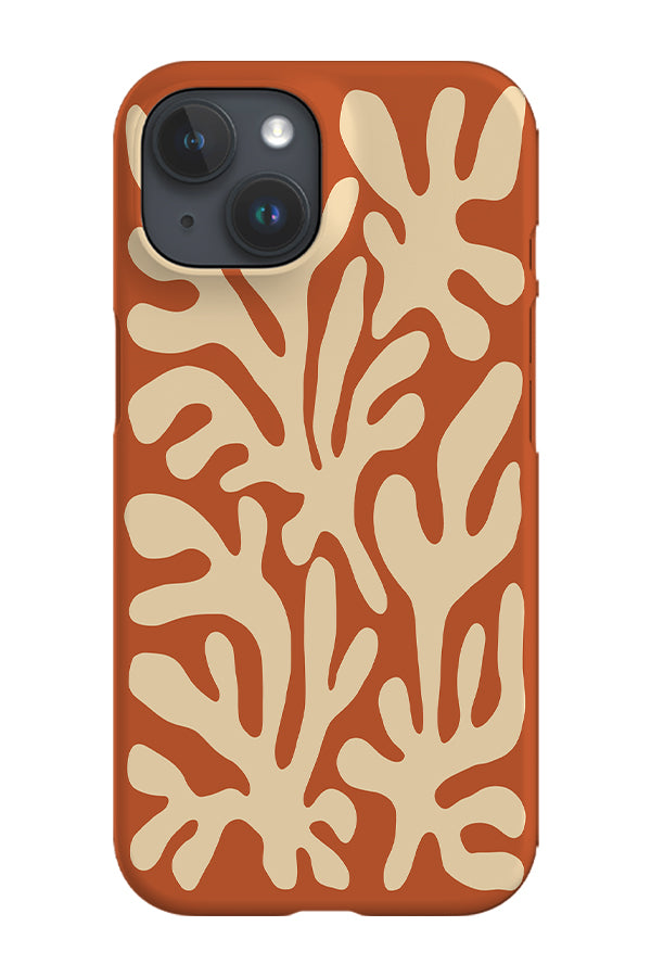 Matisse Coral Reef Phone Case (Burnt Orange Beige) | Harper & Blake