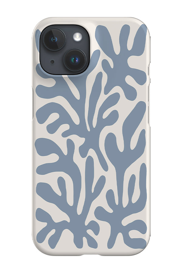 Matisse Coral Reef Phone Case (Ivory Dusty Blue) | Harper & Blake