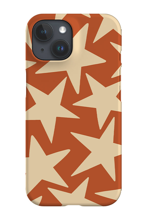 Minimalist Stars Phone Case (Burnt Orange) | Harper & Blake