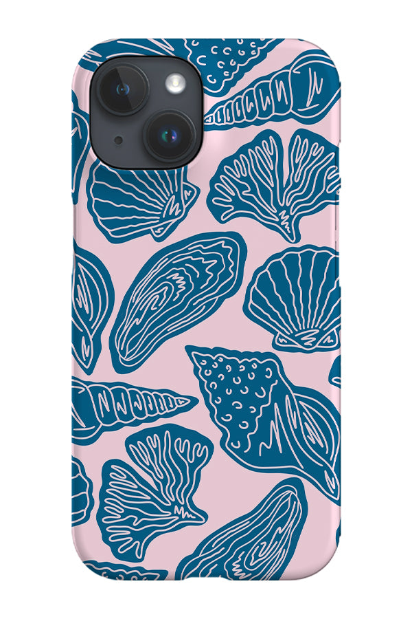 Mixed Shell Phone Case (Blue Pink)