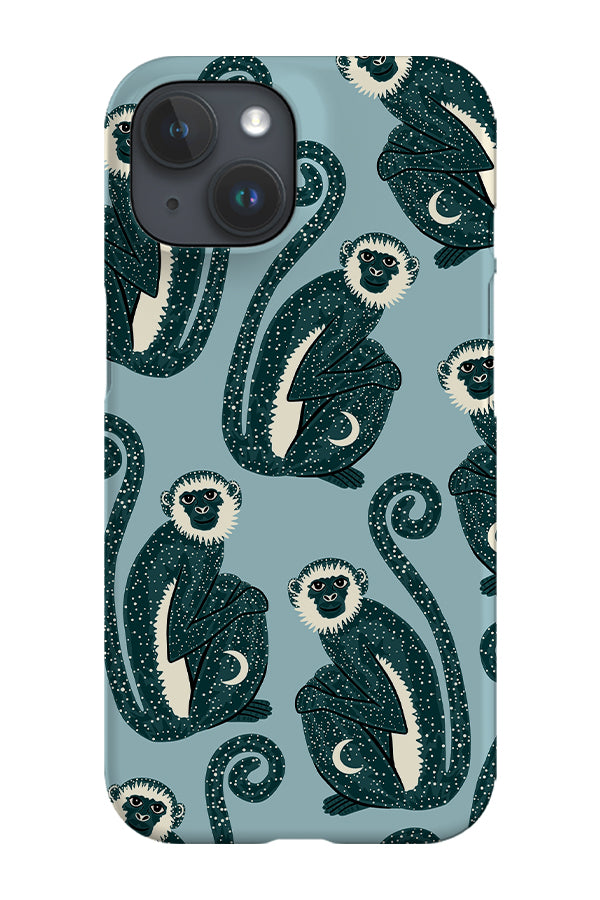 Monkey Stars Scatter Phone Case (Blue) | Harper & Blake