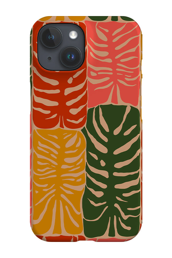 Monstera Repeat Phone Case (Multicolour) | Harper & Blake