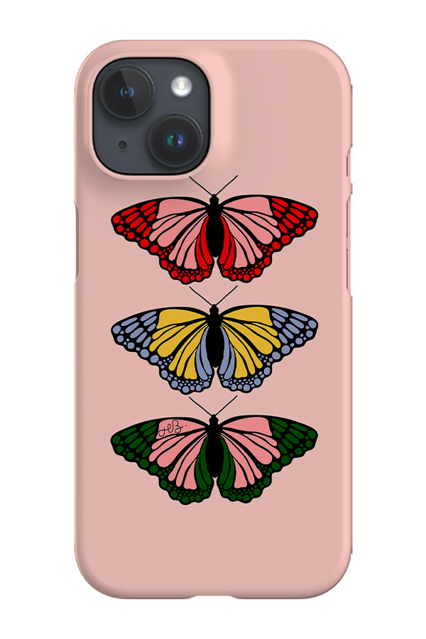 Moth Placement Colourful Phone Case (Bright) | Harper & Blake