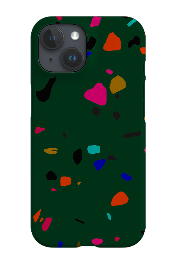 Neon Granite Phone Case (Dark Green) | Harper & Blake