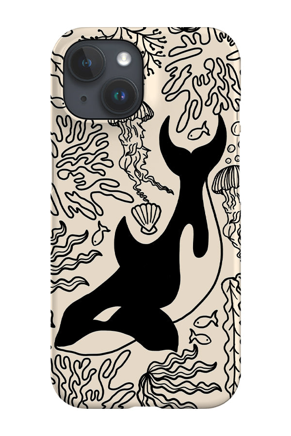Orca Coral Reef Phone Case (Cream) | Harper & Blake