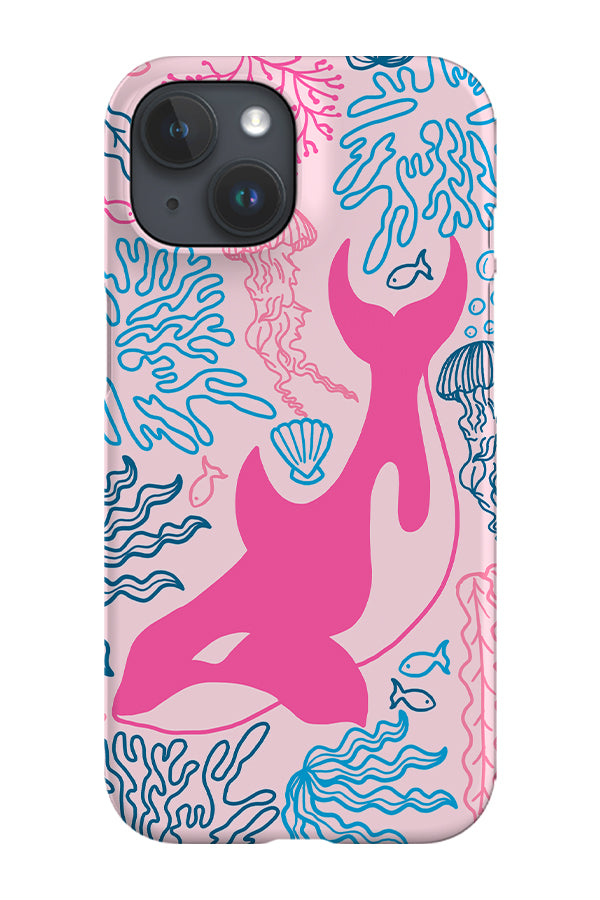 Orca Coral Reef Phone Case (Pink Blue) | Harper & Blake