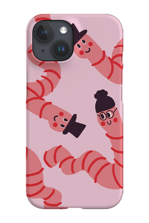 Oversized Worm Phone Case (Pink) | Harper & Blake