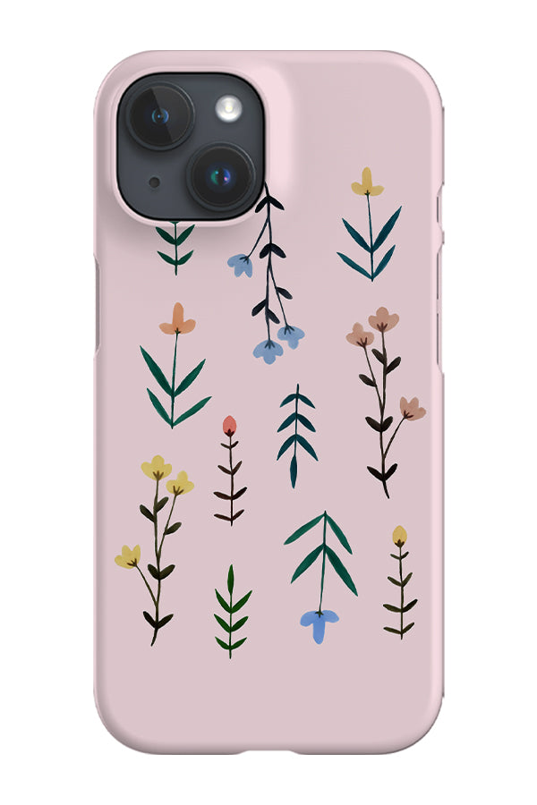 Painted Little Flowers Phone Case (Pink) | Harper & Blake