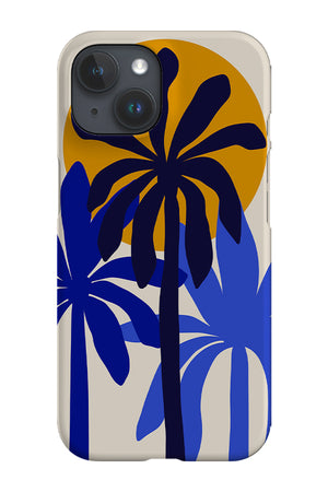 Palm Trees & Sunset Phone Case (Off White) | Harper & Blake
