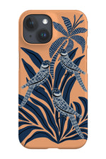 Parrot & Plant Phone Case (Peach)