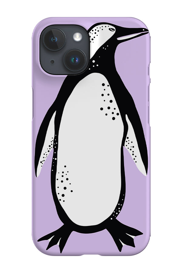 Penguin Texture Phone Case (Lilac) | Harper & Blake