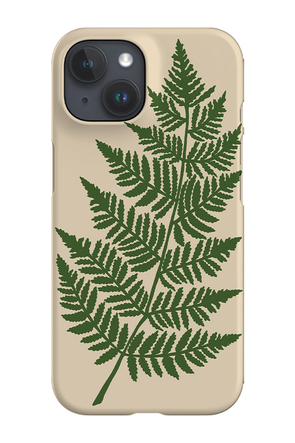 Placement Fern Bold Phone Case (Green) | Harper & Blake