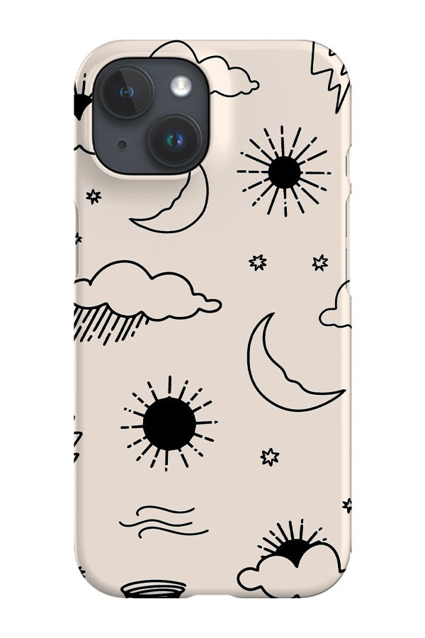 Seasons Weather Phone Case (Cream Black) | Harper & Blake
