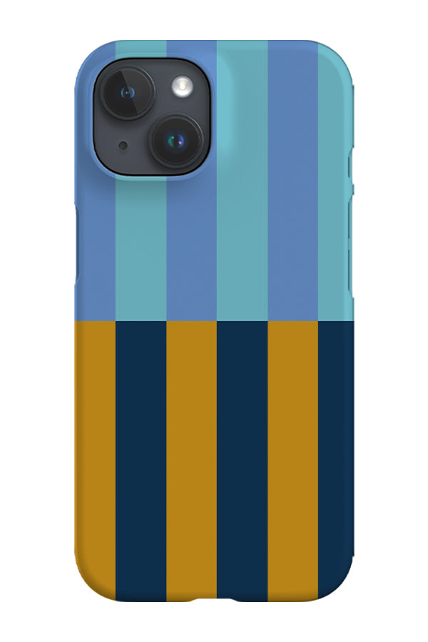 Shifted Stripes Phone Case (Navy Multi) | Harper & Blake