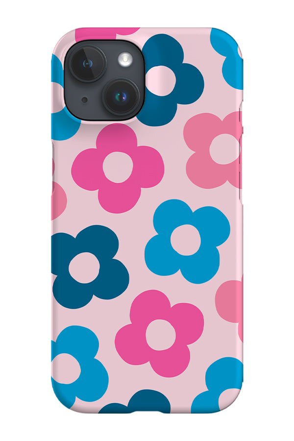 Simple Flowers Phone Case (Pink Blue) | Harper & Blake