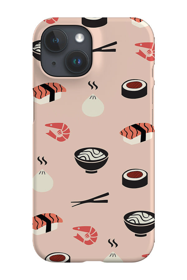 Sushi Pattern Phone Case (Pink) | Harper & Blake