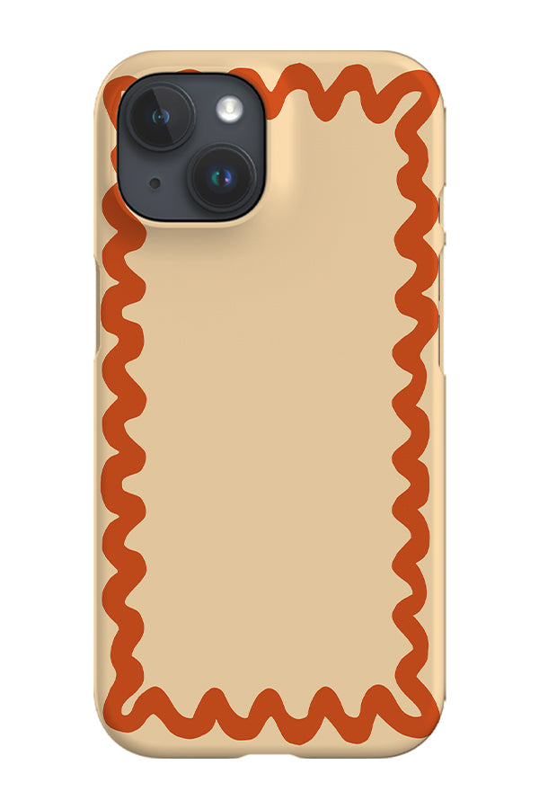 Swirl Border Phone Case (Burnt Orange) | Harper & Blake