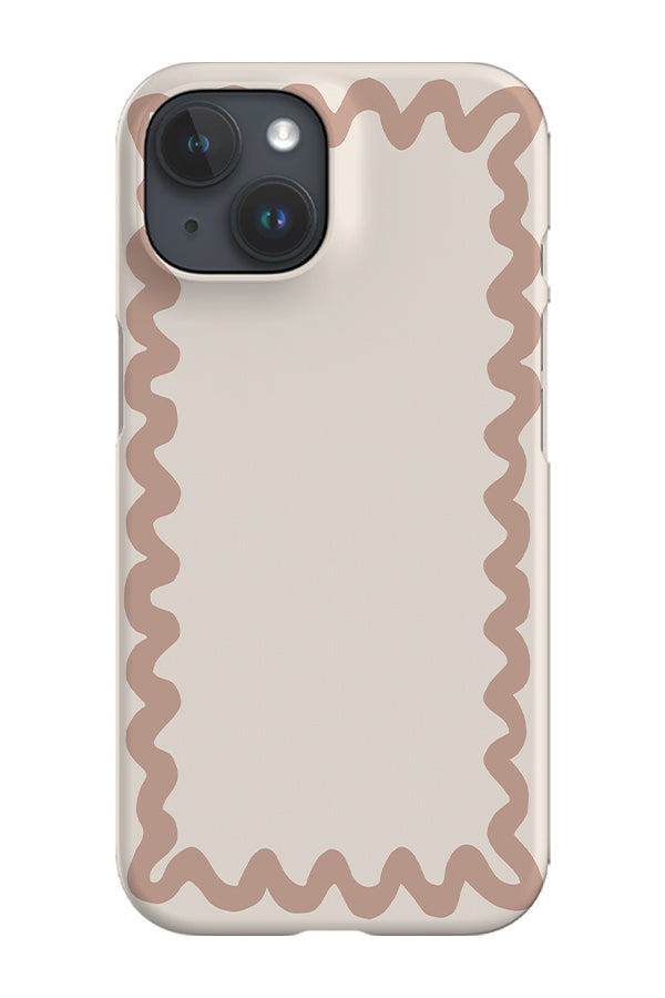 Swirl Border Phone Case (Pale Terracotta) | Harper & Blake