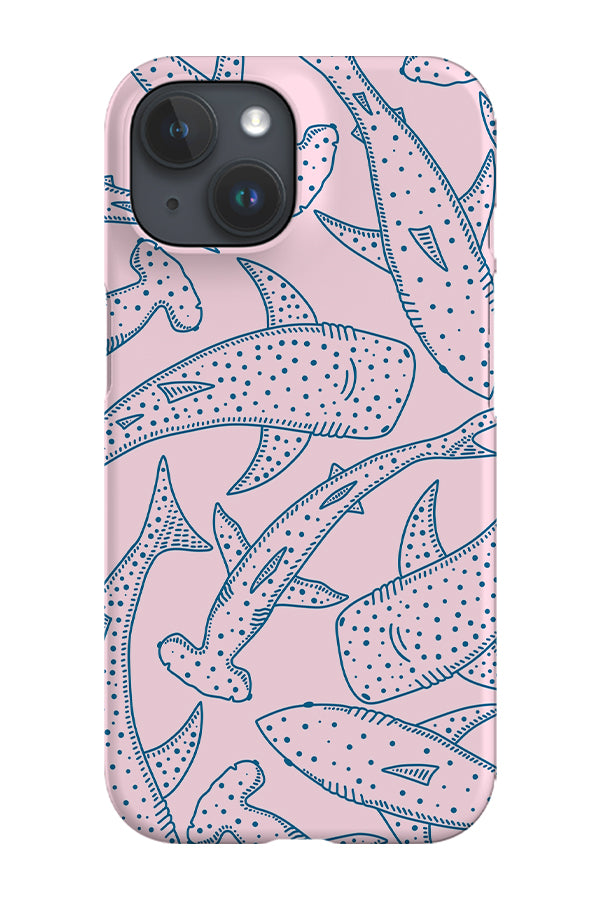 Sharks Phone Case (Pink Blue) | Harper & Blake