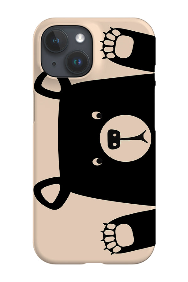 Shocked Bear Phone Case (Off White) | Harper & Blake
