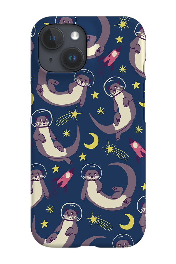 Space Otter Phone Case (Dark Blue) | Harper & Blake