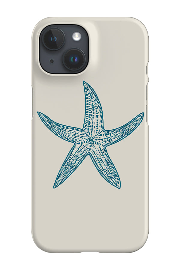 Starfish Phone Case (Beige Blue) | Harper & Blake