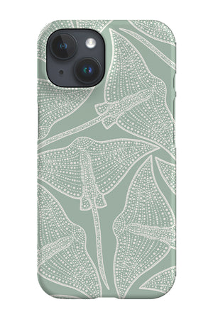 Stingray Scatter Phone Case (Mint) | Harper & Blake