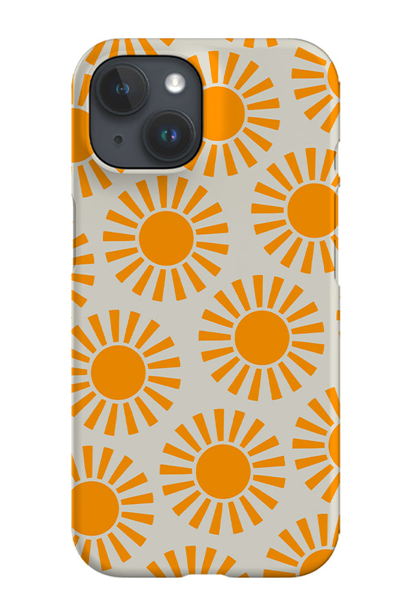 Sun Scatter Phone Case (Off White Yellow) | Harper & Blake