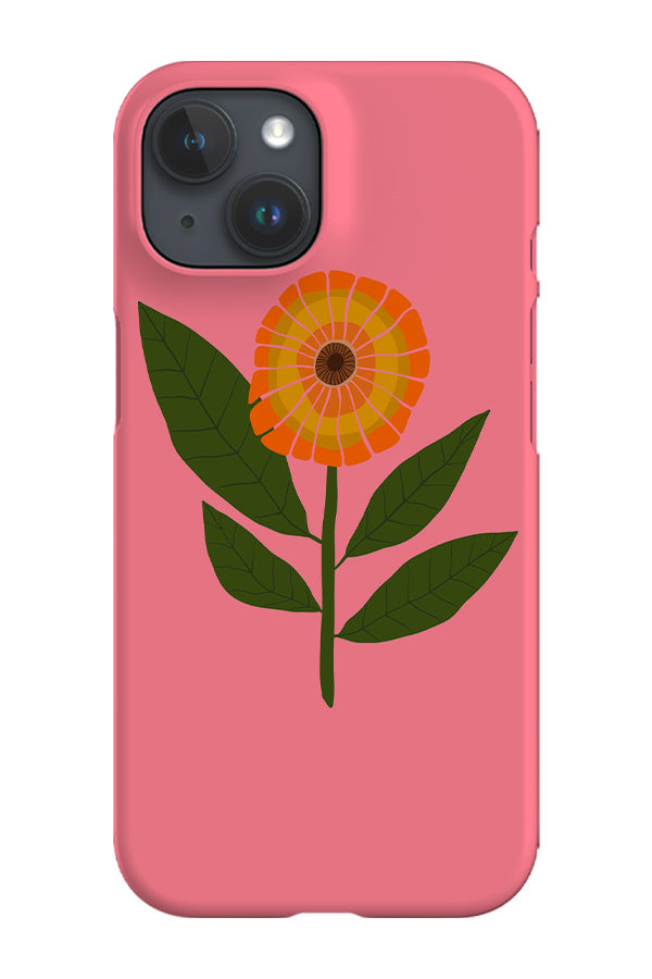 Sunflower Placement Phone Case (Pink) | Harper & Blake