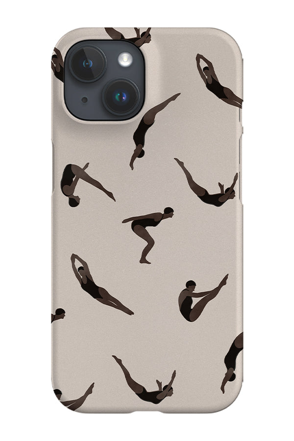 Retro Swimmers Phone Case (Neutrals) | Harper & Blake