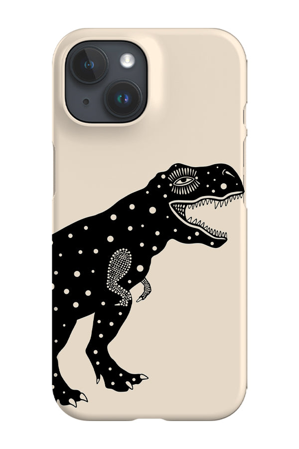 T-Rex Placement Phone Case (Black White) | Harper & Blake