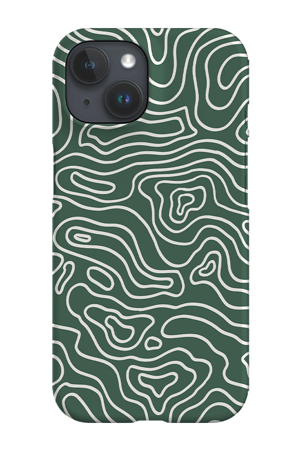 Terrain Topography Phone Case (Khaki)