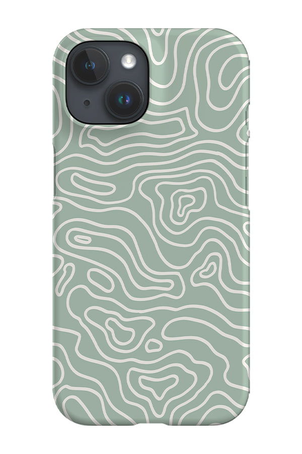 Terrain Topography Phone Case (Mint)