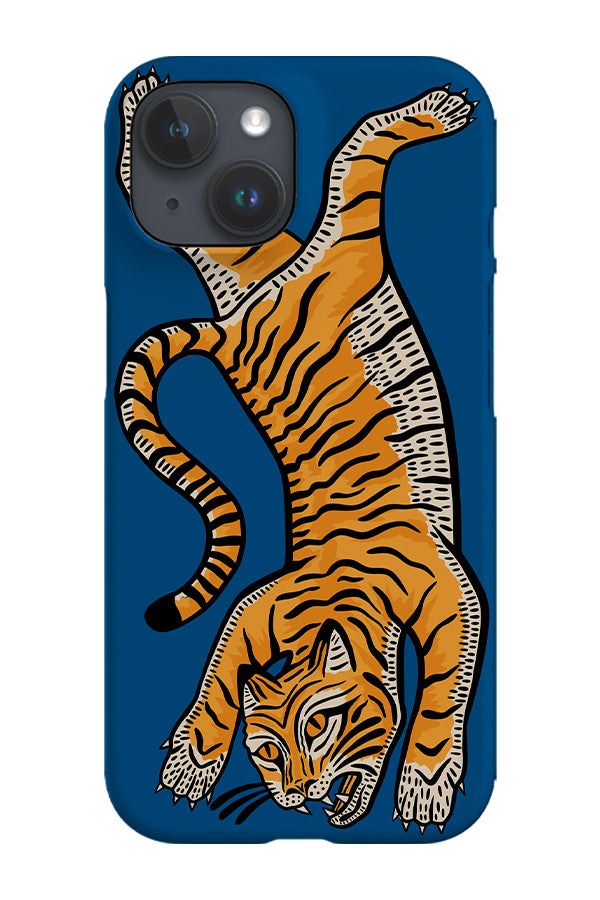 Tiger Phone Case (Dark Blue) | Harper & Blake