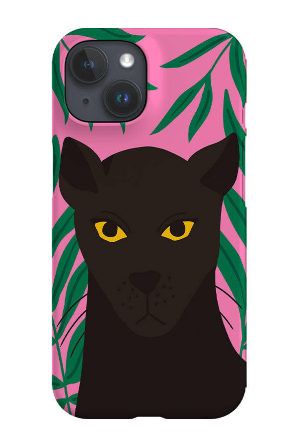 Up Close Panther Phone Case (Pink)