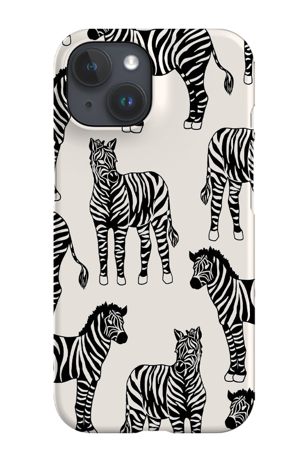 Zebra Phone Case (Monochrome) | Harper & Blake