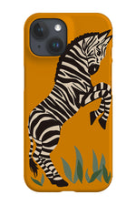 Zebra Phone Case (Yellow)