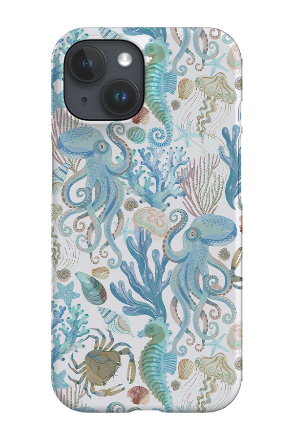 Ocean Life By Rebecca Elfast Phone Case (Blue) | Harper & Blake