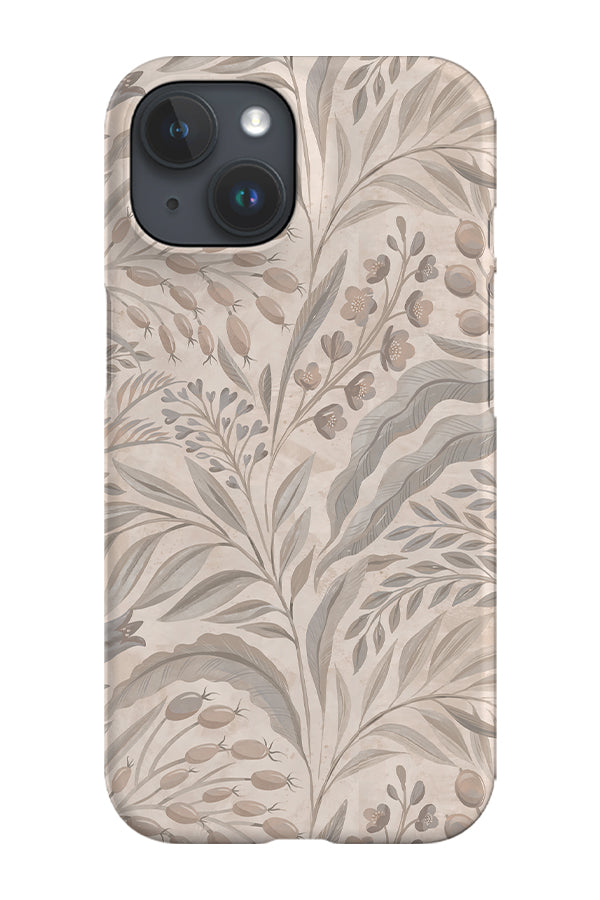 Mediterranean Mural Floral By Rebecca Elfast Phone Case (Neutrals) | Harper & Blake
