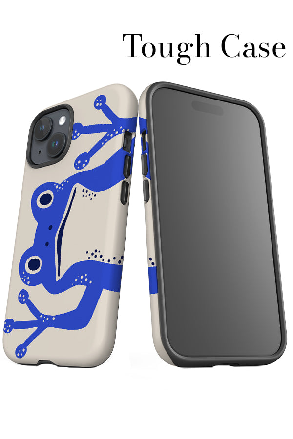 Frog iPhone Tough Phone Case (Blue) | Harper & Blake