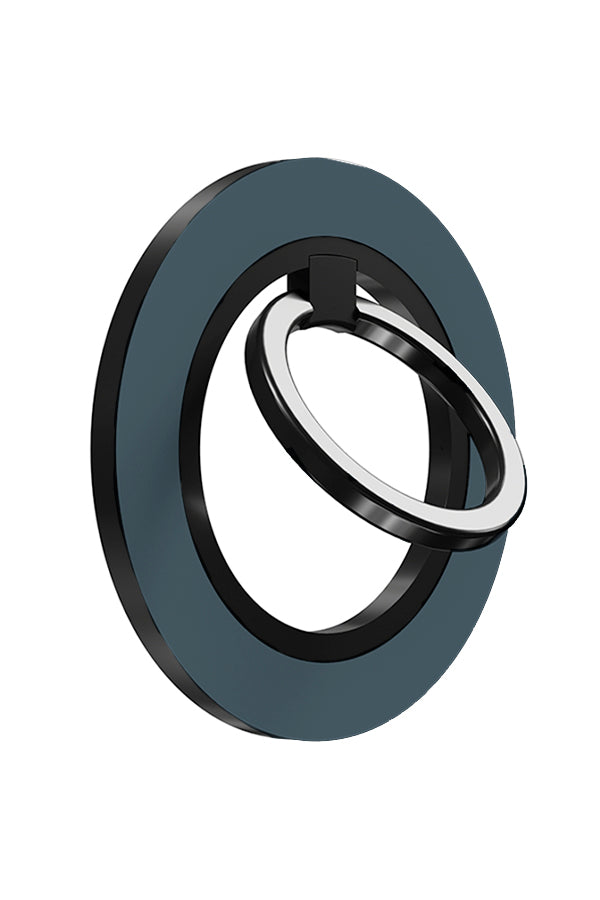 still tone magnetic phone ring holder angle with a plain single colour blue base