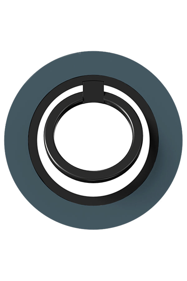 still tone magnetic phone ring holder with a plain single colour blue base