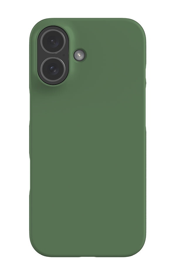 still tone snap phone case with a plain green single colour