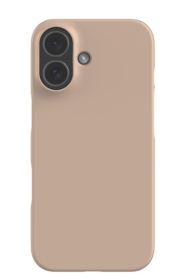 still tone snap phone case with a plain nude pink single colour