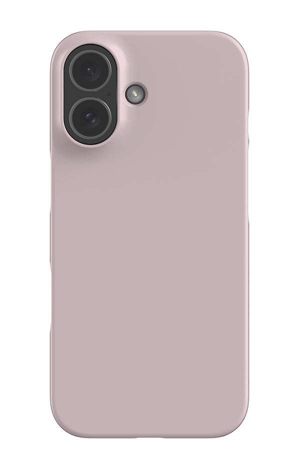 still tone snap phone case with a plain pastel pink single colour