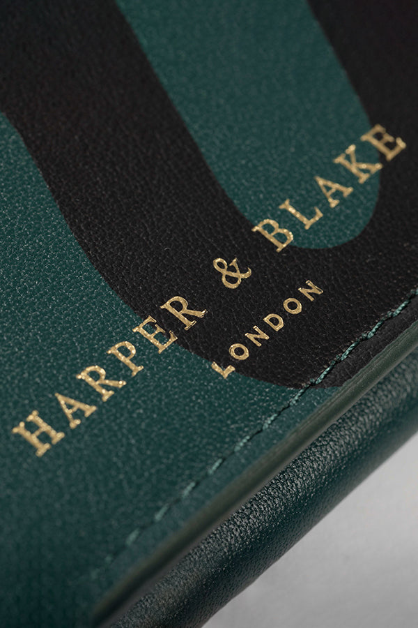 
                  
                    Abstract Swirl Lines Leather Purse (Dark Green) | Harper & Blake
                  
                