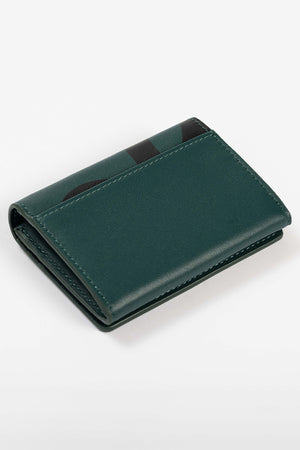 
            
                Load image into Gallery viewer, Abstract Swirl Lines Leather Purse (Dark Green) | Harper &amp;amp; Blake
            
        